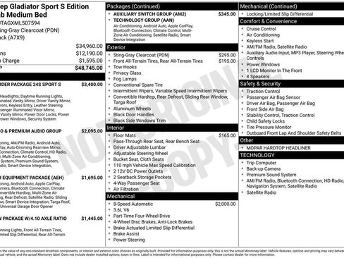 Used 2021 Jeep Gladiator Sport image 29