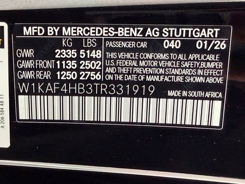 New 2026 Mercedes-Benz C 300 4MATIC Sedan image 19