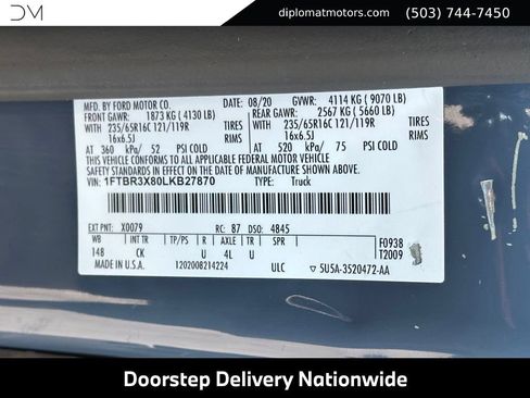 Used 2020 Ford Transit 250 148 High Roof Extended RWD image 40