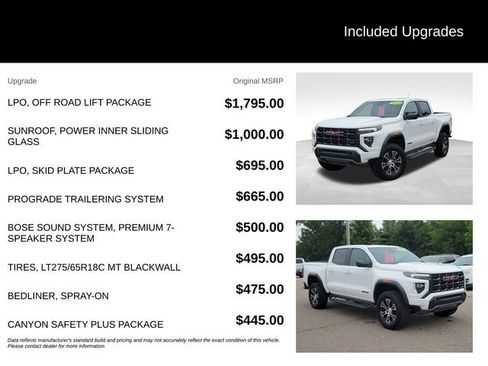 Used 2023 GMC Canyon AT4 w/ LPO, Off Road Lift Package AWD/4WD image 8