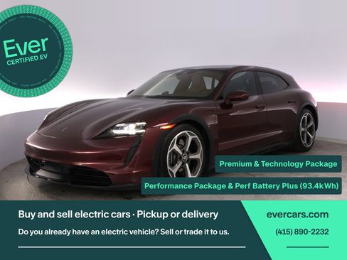 Used 2023 Porsche Taycan 4S AWD/4WD image 1