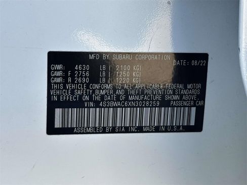 Used 2022 Subaru Legacy Premium image 27