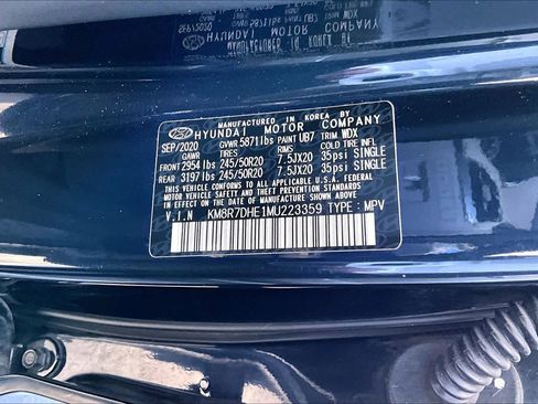 Used 2021 Hyundai Palisade Calligraphy w/ Cargo Package image 39