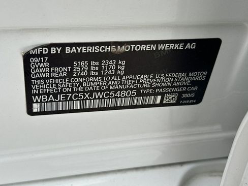 Used 2018 BMW 540i xDrive AWD/4WD image 34