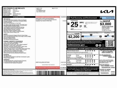 Used 2023 Kia Stinger GT-Line image 2