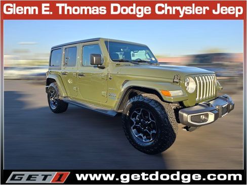 Used 2021 Jeep Wrangler Unlimited Sahara image 1
