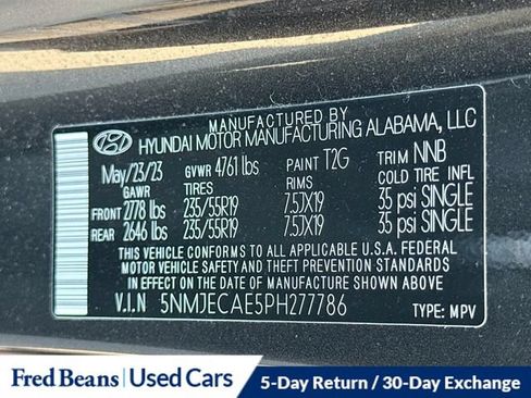 Certified 2023 Hyundai Tucson Limited AWD/4WD image 33