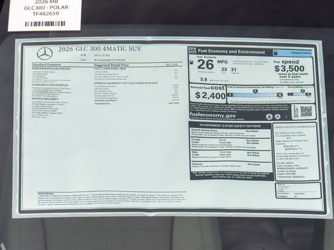 New 2026 Mercedes-Benz GLC 300 4MATIC image 35