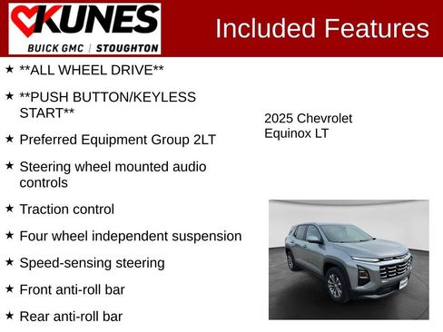 Used 2025 Chevrolet Equinox LT AWD/4WD image 3
