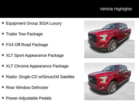Used 2017 Ford F150 XLT w/ Equipment Group 302A Luxury AWD/4WD image 8