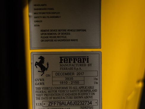 Used 2018 Ferrari 488 GTB RWD image 36