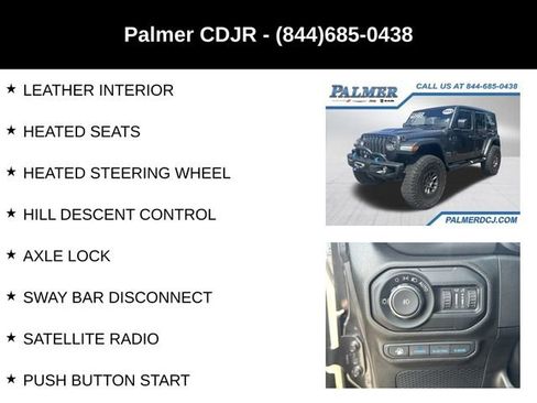 Used 2022 Jeep Wrangler Unlimited Rubicon 4xe w/ Steel Bumper Group AWD/4WD image 12