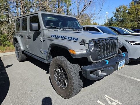 Used 2021 Jeep Wrangler Unlimited Rubicon 4xe w/ Steel Bumper Group image 5
