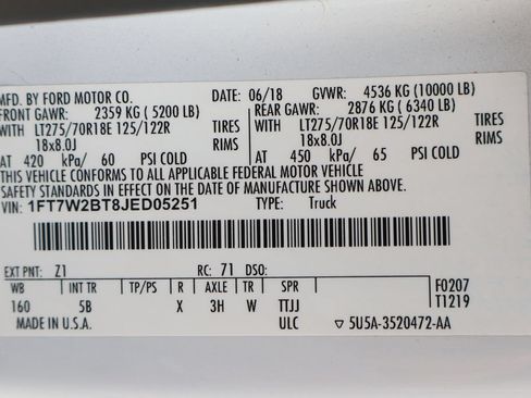 Used 2018 Ford F250 Lariat w/ Lariat Value Package AWD/4WD image 61