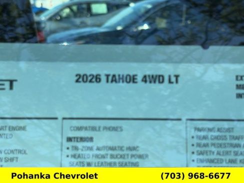 New 2026 Chevrolet Tahoe LT w/ Comfort Package AWD/4WD image 31