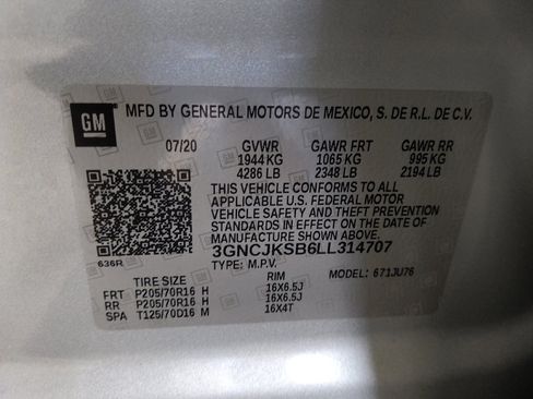 Used 2020 Chevrolet Trax LS w/ Tint and Cruise Package FWD image 33
