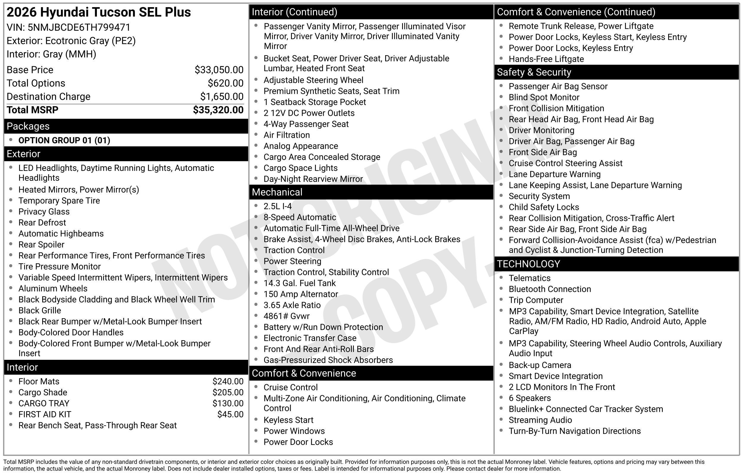New 2026 Hyundai Tucson SEL Plus AWD/4WD image 5