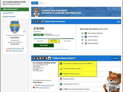 Used 2019 Subaru Impreza 2.0i Sport image 8