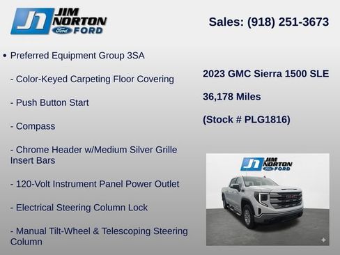 Used 2023 GMC Sierra 1500 SLE AWD/4WD image 14