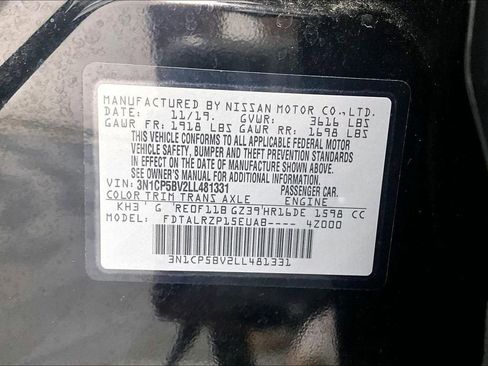Used 2020 Nissan Kicks S FWD image 31