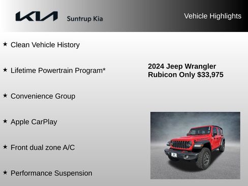 Used 2024 Jeep Wrangler Unlimited Rubicon w/ Convenience Group AWD/4WD image 8