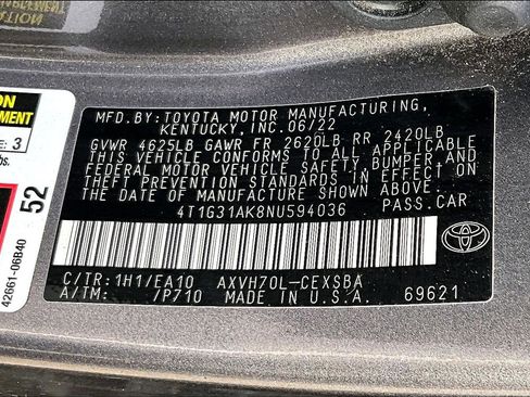 Used 2022 Toyota Camry SE image 33