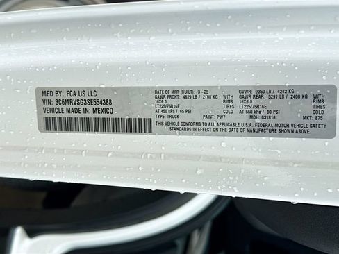 New 2025 RAM ProMaster 3500 w/ Convenience Group FWD image 28