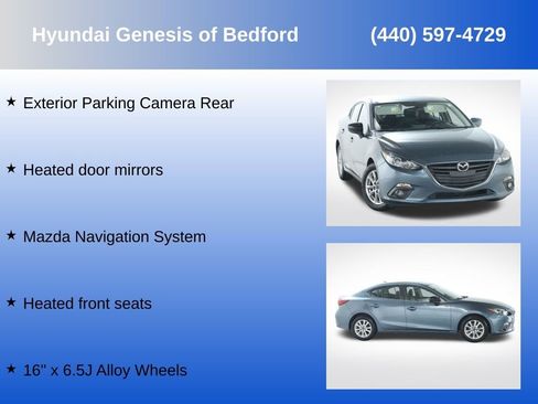Used 2015 MAZDA MAZDA3 i Grand Touring FWD image 14