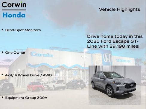 Used 2025 Ford Escape ST-Line AWD/4WD image 6