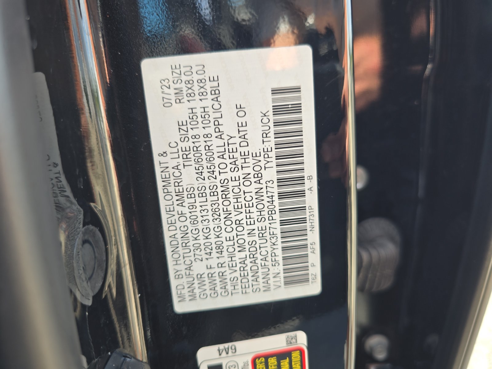 Certified 2023 Honda Ridgeline RTL-E image 31