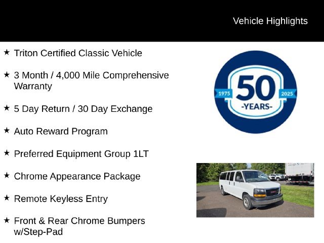 Used 2025 GMC Savana 3500 LT w/ LT Preferred Equipment Group RWD image 6