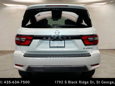 Used 2023 Nissan Armada Platinum w/ Captain's Chairs Package AWD/4WD image 4