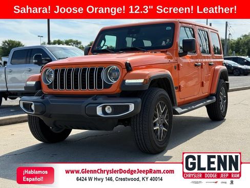 Used 2025 Jeep Wrangler Unlimited Sahara AWD/4WD image 1