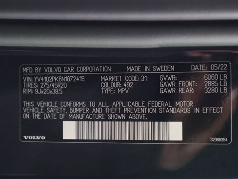 Used 2022 Volvo XC90 T5 Momentum w/ Protection Package Premier AWD/4WD image 16