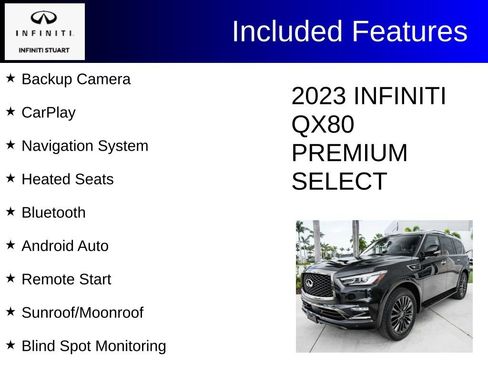 Certified 2023 INFINITI QX80 Premium Select w/ Cargo Package AWD/4WD image 3