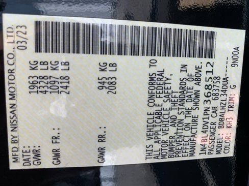Used 2023 Nissan Altima 2.5 SV FWD image 37