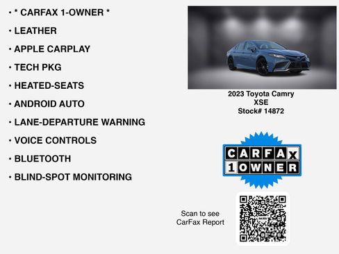 Used 2023 Toyota Camry XSE image 7