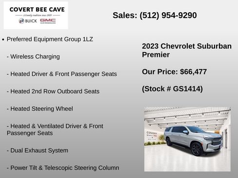 Used 2023 Chevrolet Suburban Premier w/ Max Trailering Package AWD/4WD image 19
