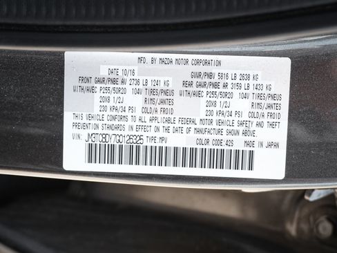 Used 2016 MAZDA CX-9 Grand Touring AWD/4WD image 35