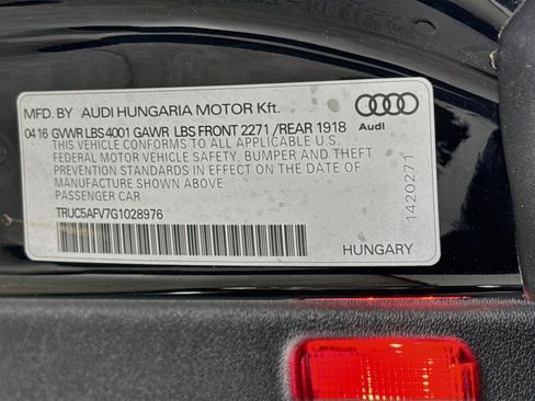 Used 2016 Audi TT 2.0T w/ Technology Package AWD/4WD image 28