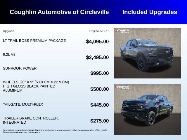 Used 2021 Chevrolet Silverado 1500 LT Trail Boss w/ LT Trail Boss Premium Package AWD/4WD image 3