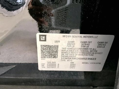 Used 2021 Chevrolet Tahoe RST w/ Luxury Package AWD/4WD image 8