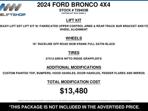 Used 2024 Ford Bronco Wildtrak image 2