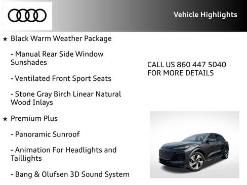Certified 2025 Audi Q6 e-tron Premium Plus AWD/4WD image 21
