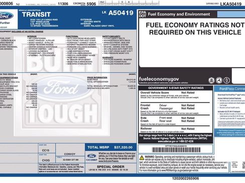 Used 2020 Ford Transit 150 Low Roof RWD image 17