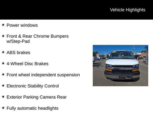 Used 2024 Chevrolet Express 2500 w/ Driver Convenience Package RWD image 12
