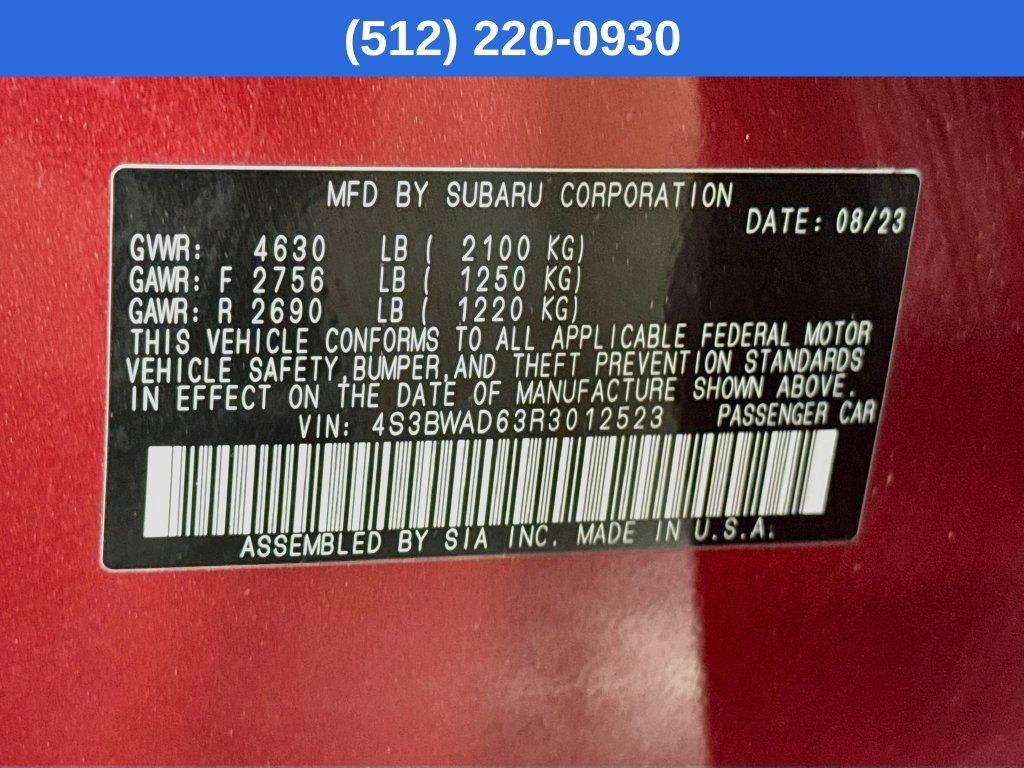 Used 2024 Subaru Legacy Premium AWD/4WD image 41