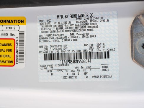 Used 2022 Ford Mustang Shelby GT500 w/ Technology Package image 34