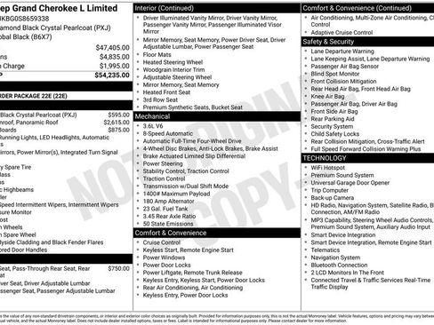 Used 2025 Jeep Grand Cherokee L Limited AWD/4WD image 12