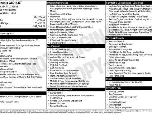 Used 2025 Genesis G80 2.5T image 29